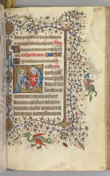 Ore di Carlo il Nobile, Re di Navarra 1361-1425, fol. 281r, SS. Cosma e Damiano, c. 1405