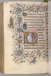 Ore di Carlo il Nobile, Re di Navarra 1361-1425, fol. 288v, St. Hervard, c. 1405