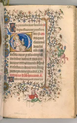 Ore di Carlo il Nobile, Re di Navarra 1361-1425, fol. 290r, San Francesco