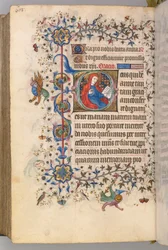 Ore di Carlo il Nobile, Re di Navarra 1361-1425, fol. 295v, Sant