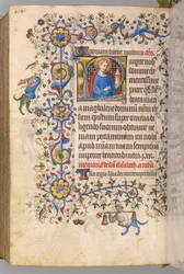 Ore di Carlo il Nobile, Re di Navarra 1361-1425, fol. 296v, Santa Maria Maddalena, c. 1405