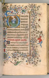 Ore di Carlo il Nobile, Re di Navarra 1361-1425, fol. 299a, Santa Margherita, c. 1405