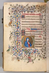 Ore di Carlo il Nobile, Re di Navarra 1361-1425, fol. 304v, Santa Marta, c. 1405