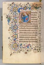 Ore di Carlo il Nobile, Re di Navarra 1361-1425, fol. 305v, Santa Marta, c. 1405