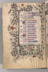 Ore di Carlo il Nobile, Re di Navarra 1361-1425: fol. 5v, Maggio