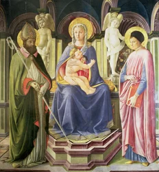 La Madonna col Bambino con i Santi Clemente e Giustino