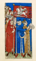 Cocharelli, Trattato sui Vizi e le Virtù, Add MS 27695, f.10r, c.1330-40