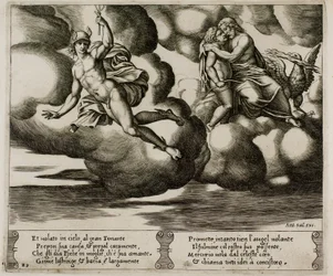Cupido implora Giove per la misericordia per Psiche