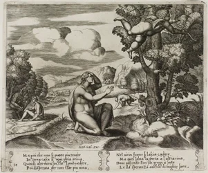 Cupido fugge da Psiche