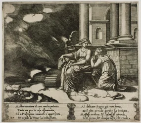 Proserpina dà a Psiche la scatola della bellezza