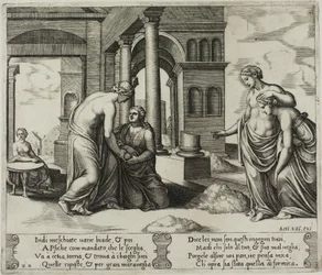 Venere ordina a Psiche di separare un mucchio di grano