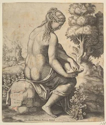 Venere che rimuove una spina dal piede, 1532