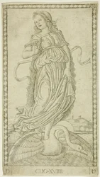 Clio, tavola diciannove da Apollo e le Muse