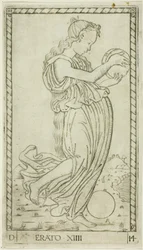 Erato, tavola quattordici da Apollo e le Muse