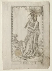 Euterpe (musica, poesia lirica) (dalla serie Tarocchi D: Apollo e le Muse, #18)