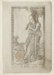 Euterpe, musica, poesia lirica dalla serie Tarocchi