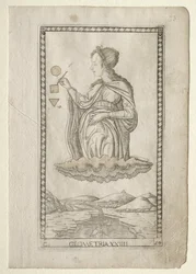 Geometria dai Tarocchi, serie C: Arti Liberali, #24, prima del 1467