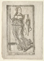Filosofia dai Tarocchi, serie C: Arti Liberali, #28, prima del 1467