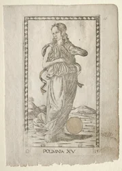 Polimnia inni eroici dalla serie Tarocchi D..., prima del 1467