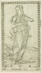 Polimnia, tavola quindici da Apollo e le Muse