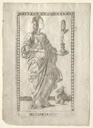 Prudenza (dalla serie Tarocchi, serie B: Principi Cosmici e Virtù, #35)