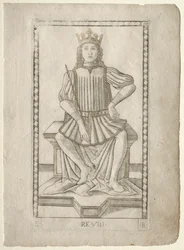 Il Re (dalla serie Tarocchi, serie E: Condizioni dell