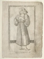 Il Mercante (dalla serie Tarocchi, serie E: Condizioni dell