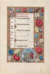 Ore di Isabella la Cattolica, Regina di Spagna: Fol. 4r, Marzo, c. 1500
