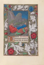Ore della regina Isabella la Cattolica, regina di Spagna:  Fol. 57r, Agonia nel giardino
