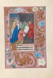 Ore di Isabella la Cattolica, Regina di Spagna: Fol. 77r, Sepoltura, c. 1500