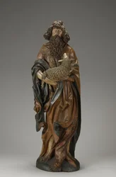 San Giovanni Battista (parzialmente policromo)