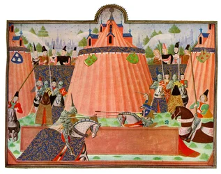 Il Torneo a St Inglevert, Francia, XV secolo