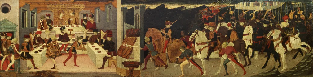 La Storia di Alatiel, a Cavallo e a un Banchetto