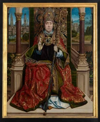 Pannello centrale del Polittico di San Nicola, c.1486-93