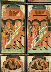 12 scene della vita della Vergine (dipinto su tavola)