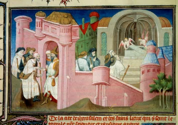 Pellegrini visitano la chiesa del Santo Sepolcro e la tomba di Cristo a Gerusalemme