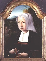 Ritratto di una signora con un rosario