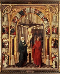 Trittico della Redenzione, pannello centrale: Crocifissione