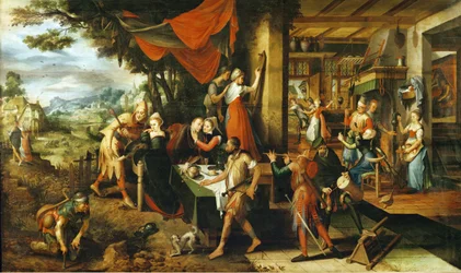 Il Figliol Prodigo (dipinto su legno di quercia)