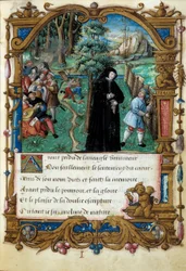 Rappresentazione della Regina di Navarra Margherita d