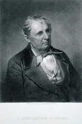 James Fenimore Cooper, inciso da Henry Bryan Hall dopo un dagherrotipo