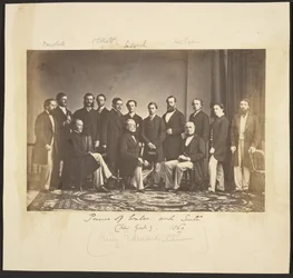 Principe di Galles e seguito (New York), 1860