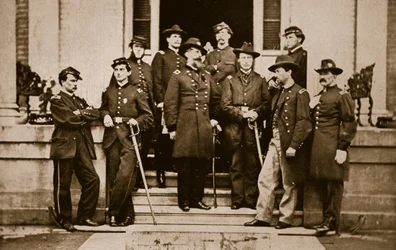 Generale O. B. Wilcox e Staff, 1861-65