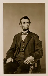 Ritratto di Abraham Lincoln (1809-65)
