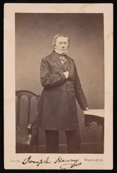 Ritratto di Joseph Henry 1797-1878 - In piedi, prima del 1878
