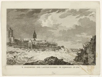 Crollo della Torre dei Lappen a Nimega, 1784