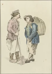 Due contadini in conversazione