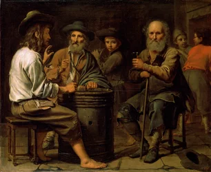 Contadini in una taverna, 1640s