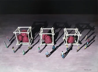 More Than One, 2021 (acrilico su pannello)