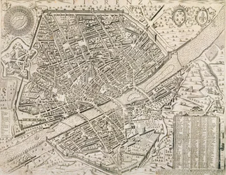 Mappa di Firenze, 1595